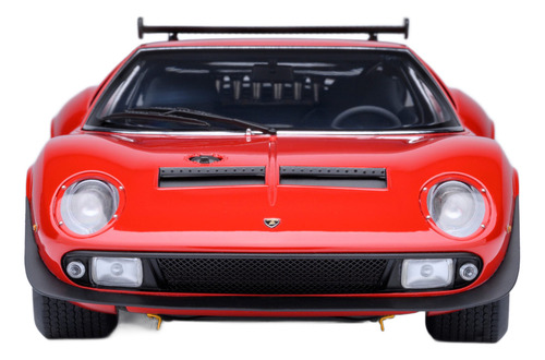Lamborghini Miura Jota Svr Escala 1:18 Autoart 79171 Color Rojo