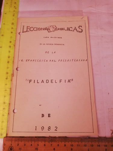  Lecciones Bíblicas De La Escuela Evangélica Nacional Prebis