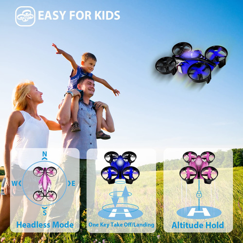 Untei 2 En 1 Mini Drones Para Niños Drone Control Remoto