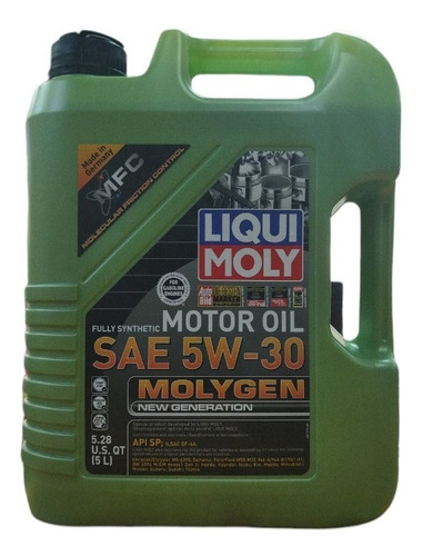 Aceite Sintético 5w30 Liqui Moly Garrafa 5lts Las Mercedes