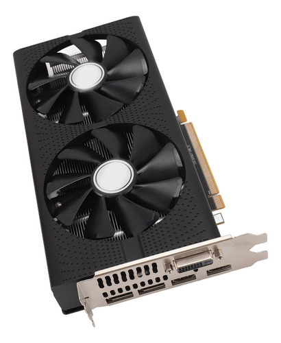 Tarjeta Gráfica De 256 Bits Con Doble Ventilador Para Rx580