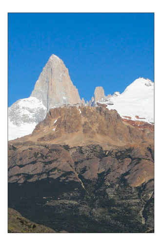 Vinilo Decorativo 50x75cm Chalten Glaciares Paisaje M3