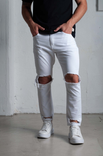 Jeans Mom Loose Fit Para Hombre Marca Cuarto Estigma 