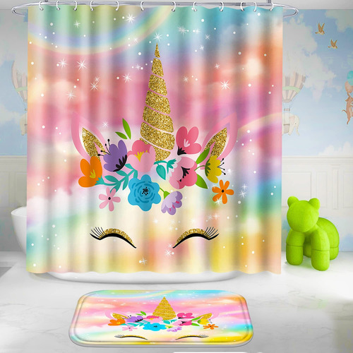 Juego De 4 Cortinas De Ducha De Baño, Juegos De Baño For