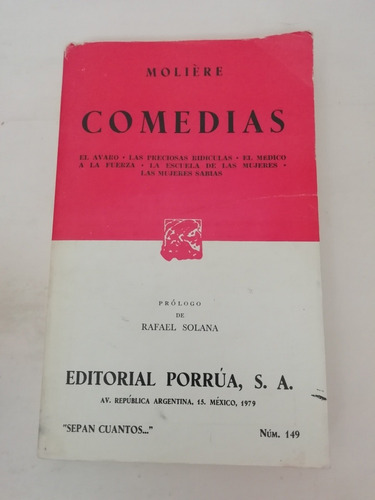 Comedias Molière