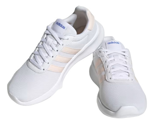 Tenis adidas Hombre Lite Racer 3.0 Blanco Entrenamiento