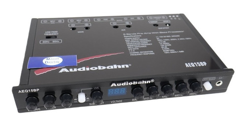 Equalizador 5bandas Audiobahn Ase15bp Parametrico C/epicentr