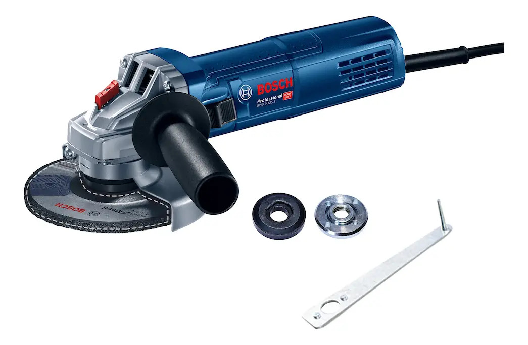Esmerilhadeira angular Bosch GWS 9-125 S, 1,7kg, 900 W + acessório