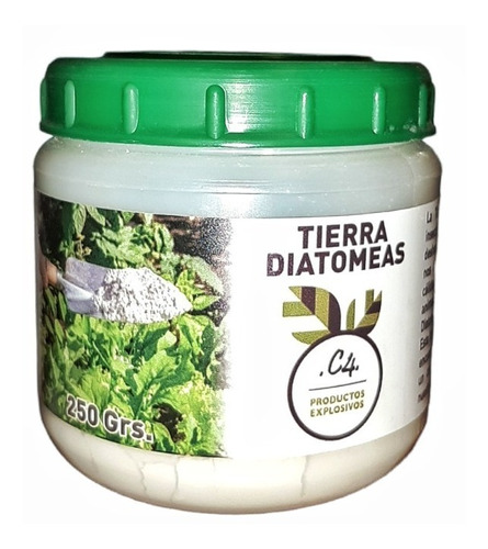 Tierra De Diatomeas Orgánico C4 X 250gr - Gmc Online 