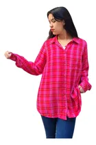 Comprar Camisa Mujer Escocesa Cuadrille Importada