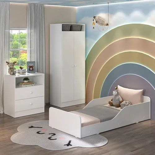 comprar Quarto Infantil Completo Liz Multimóveis Branco