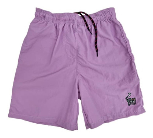 Short Playa Piscina Camping Rosa Infantil Impermeable 