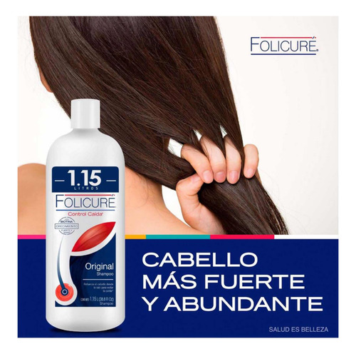 Shampoo Folicure Control Caída 1.15 L Envío Gratis