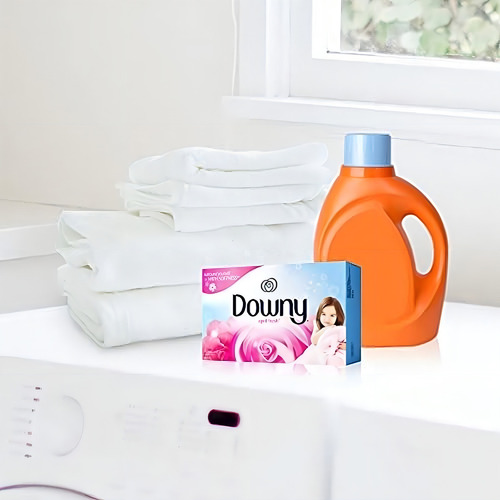 Combo 2 Downy 120 Folhas Lenços Amaciantes Para Secadora
