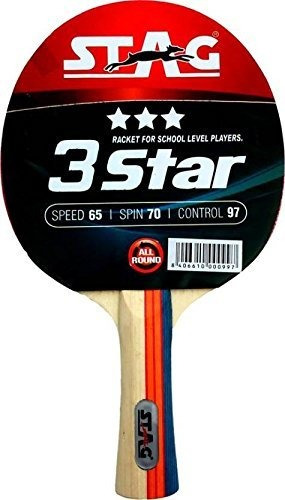 Raquetas - Stag New 3 Star Table Tennis Racquet