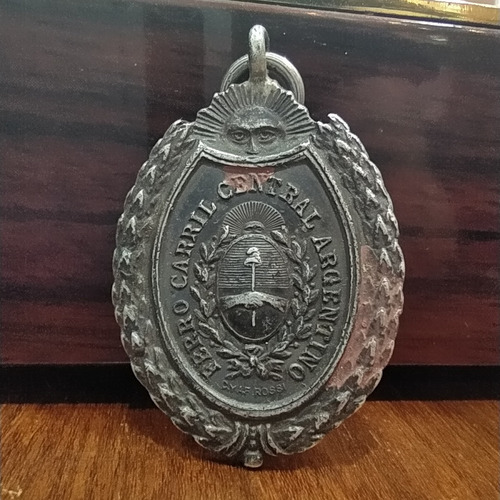 Medalla Colocación Piedra Fundamental Estación Retiro 1909