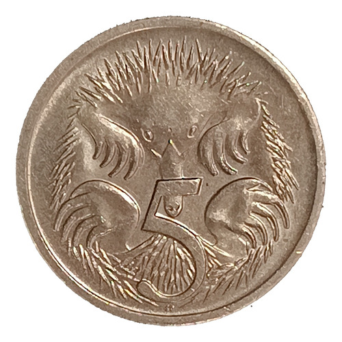 Australia 5 Cents 2001 Excelente Km 401 Ornitorrinco