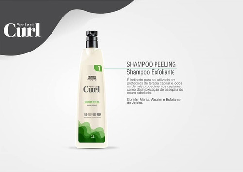 Passso 1 - Shampoo Peeling Perfect Curl 1 Litro
