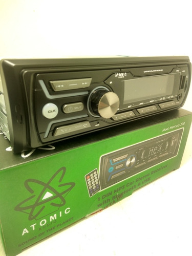 Estereo Un Din . Atómic Audio. Mercury 200. Cara Fija.