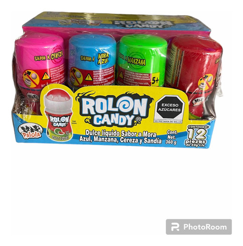 Dulce Líquido Rolon Candy 12pz