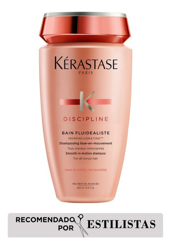 Imagen 3 de 8 de Shampoo Kérastase Discipline Bain Fluidealiste en botella de 250mL por 1 unidad