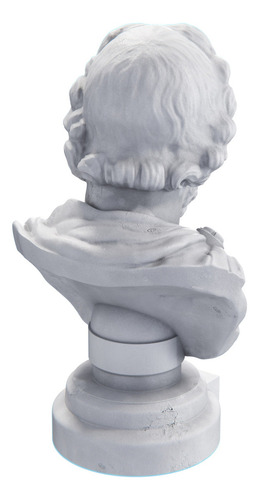 Estátua Busto Epiteto Filósofo Grego - Estoicismo Cor Cor Mármore