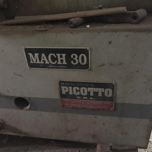 Machimbradora Moldurera Picotto Mach 30 7 Ejes