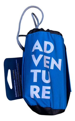 Almohada Inflable National Geographic Azul Ultraligera
