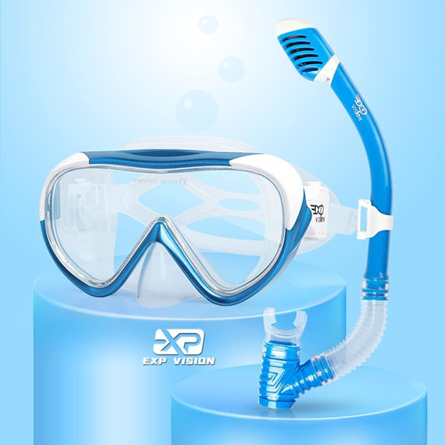 ~? Juego De Snorkel Para Niños Máscara De Buceo Anti-niebla 