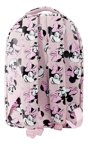 Mochila Disney Minnie Mouse Bp04dm Color Rosa Claro Diseño De La Tela Print De Minnie Mouse