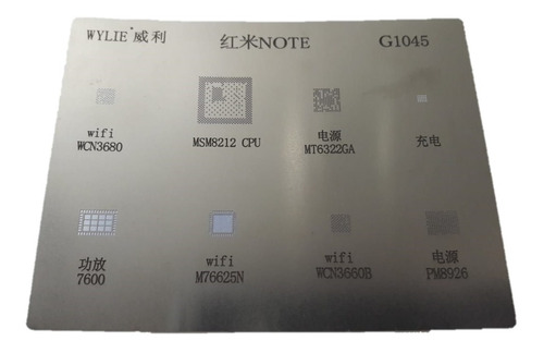 Stencil Reballing Msm8212 Pm8926 Mt6322ga Wcn3680 M76625n