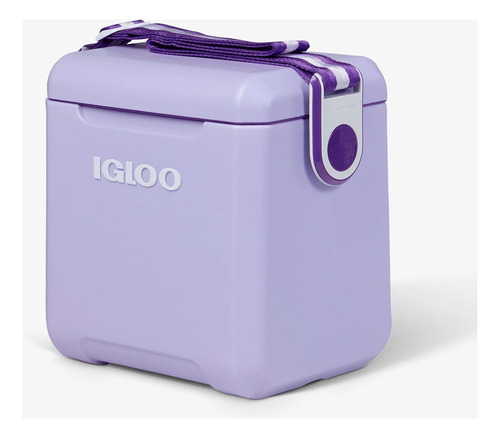 Hielera Igloo Ta Too Cooler 11 Qt 14 Lata Correa Lila Lila
