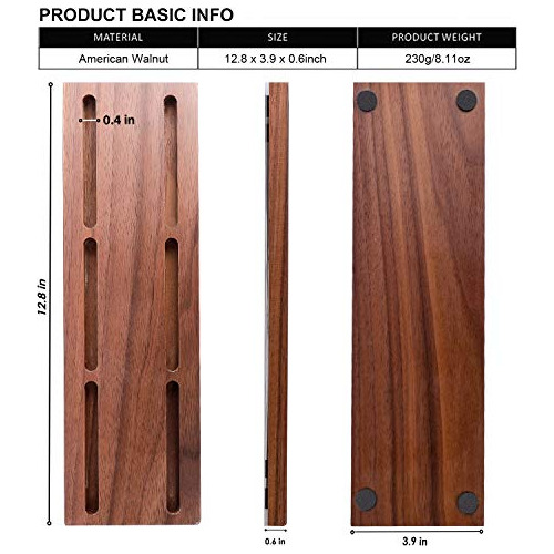 Soporte De Tarjetas De Visita De Madera Escritorio, Mú...