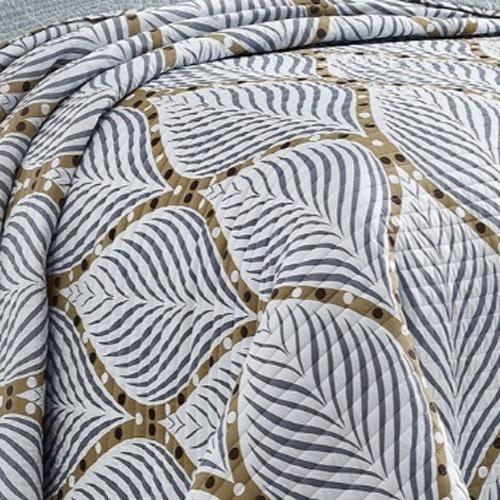 Imagen 4 de 6 de Cubrecama Quilt Cover Reversible +fundas Queen Oakville D3