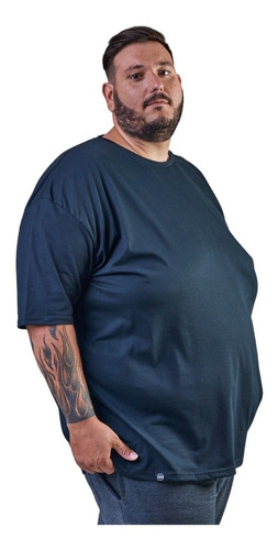 Camiseta Plus Size Masculina Lisa