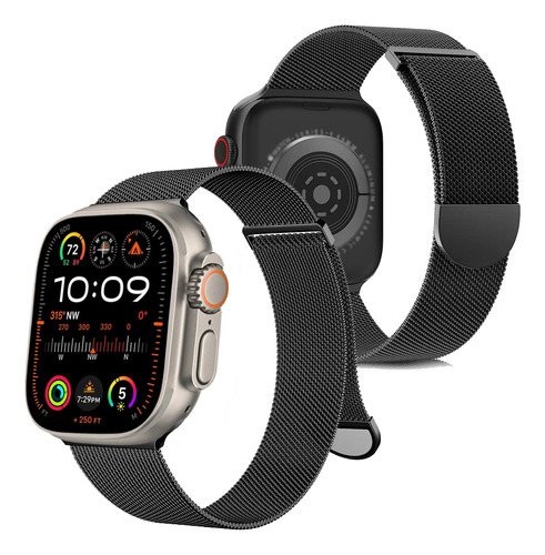 Correa Acero Compatible Con Apple Watch Series 8/7/6/5/se/4