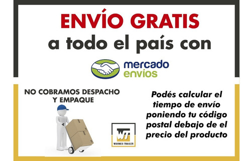 Kit Para Armar Trailer 450kg. Kit 20 A Envío Gratis.