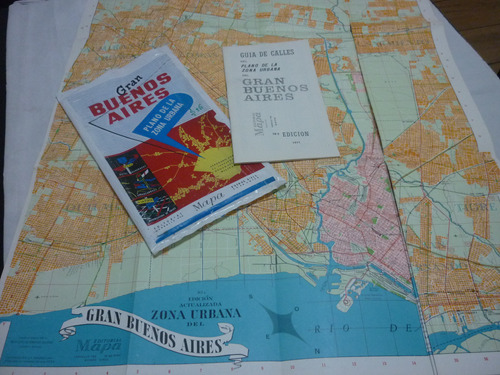 Mapa De Gran Buenos Aires Y Zona Urbana Año 1971 + Regalos