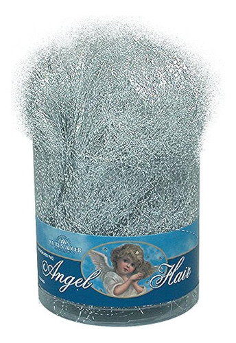 Kurt Adler Pvc Plata Angel Hair 15 Gramos