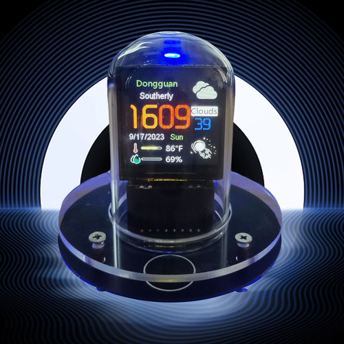 Reloj Despertador Inteligente Con Tubo Nixie Con Conexión Wi