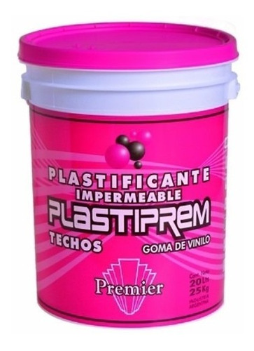 Plastificante Impermeable Techos  Plastiprem X 20lts 