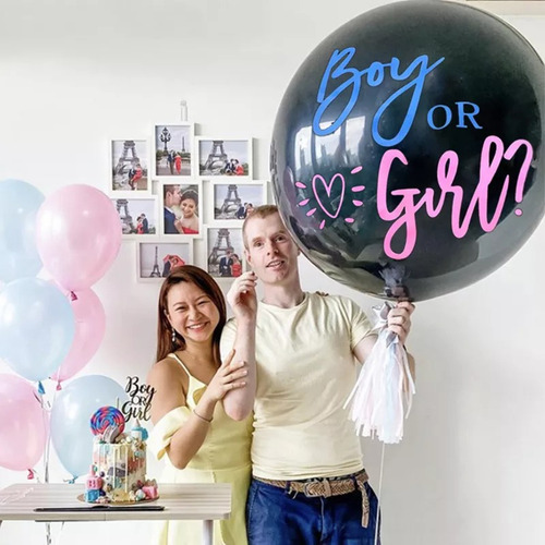 Globo Premium Revelacion De Genero Baby Shower Cotillon ?