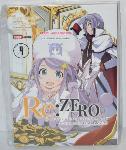 Re Zero - Capitulo 3 - Manga - Panini - Tomo A Elegir