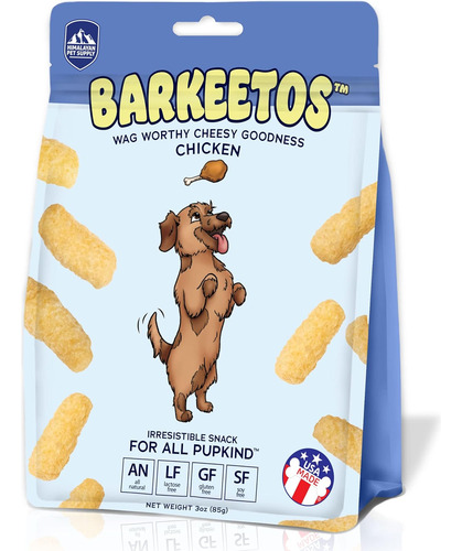 Barkeetos Chicken, Masticables De Queso Y Pollo, 3 Oz