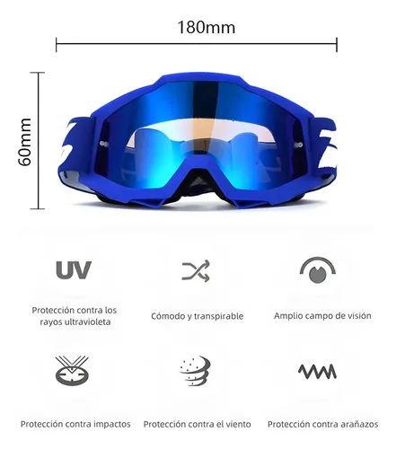 Tmm Goglesss Motocross Gafas De Esquí Tacticos Anti -full / | MercadoLibre