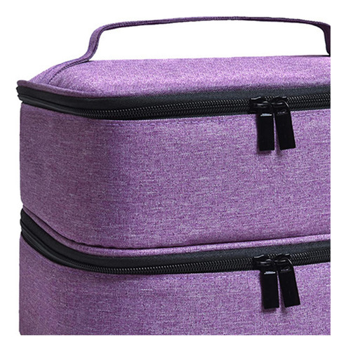 Bolsa Organizadora De Esmalte De Uñas De Doble Capa Bolsa