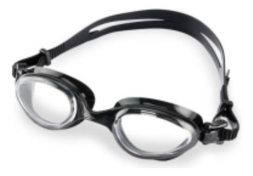 Óculos De Natação Varuna Mormaii 100% Silicone Ajustável Cor Preto/Lente Transparente