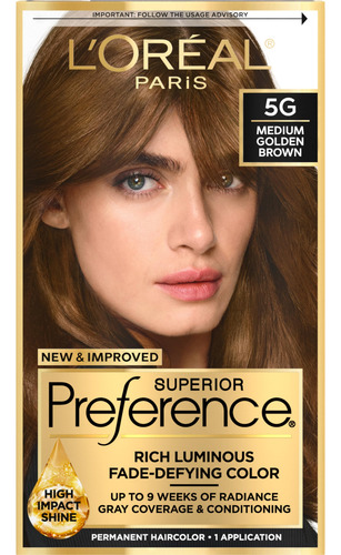 Tinte Para El Cabello L'oreal Paris Superior Preference 5g M