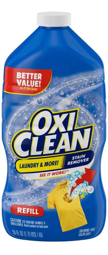 Oxiclean Quita Manchas Ropa Y Mas Refil  1.65l 6 Oz