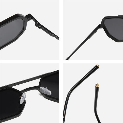 Gafas De Sol De Metal, Gafas De Sol A La Moda, Dobles
